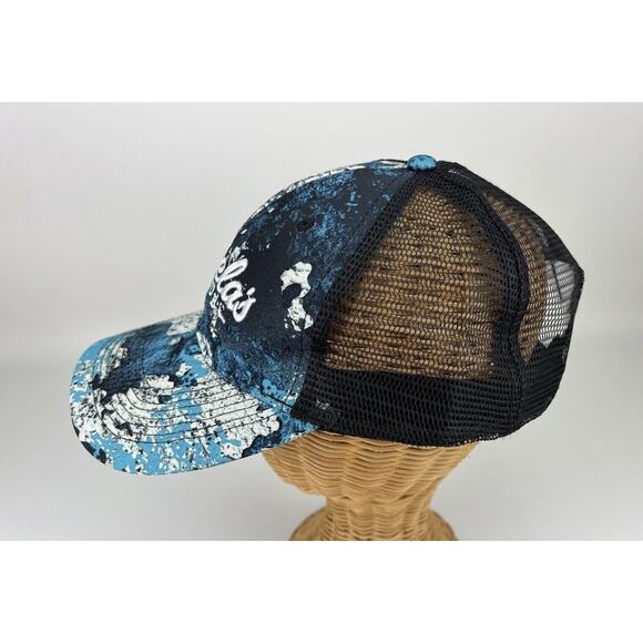 Cabela's Club Blue Camo Baseball Cap Hat Outdoors Hunting Fishing Snapback - Picture 2 of 9